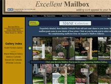 Tablet Screenshot of excellentmailbox.com